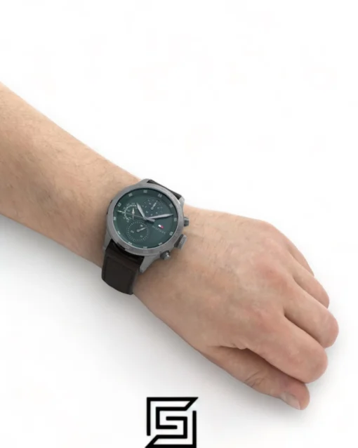 Men,Original Watches Tommy Hilfiger watches Men's Analog Leather Wrist Watch - 1791809 Tommy Hilfiger