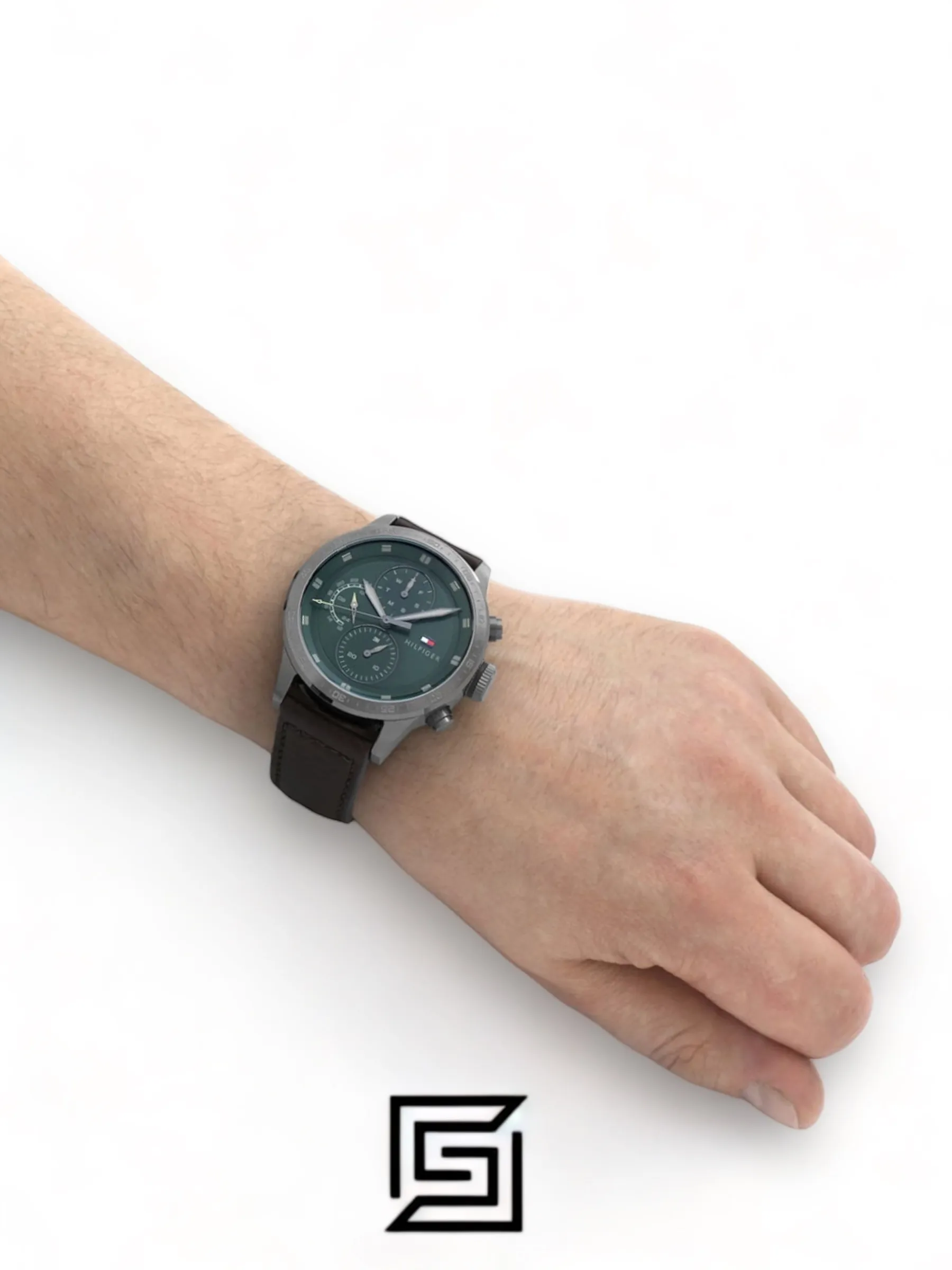 Men,Original Watches Tommy Hilfiger watches Men's Analog Leather Wrist Watch - 1791809 Tommy Hilfiger