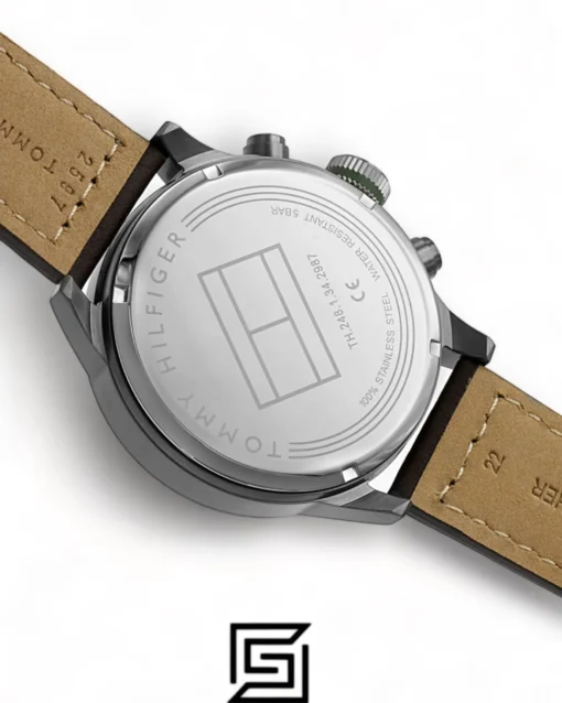 Men,Original Watches Tommy Hilfiger watches Men's Analog Leather Wrist Watch - 1791809 Tommy Hilfiger