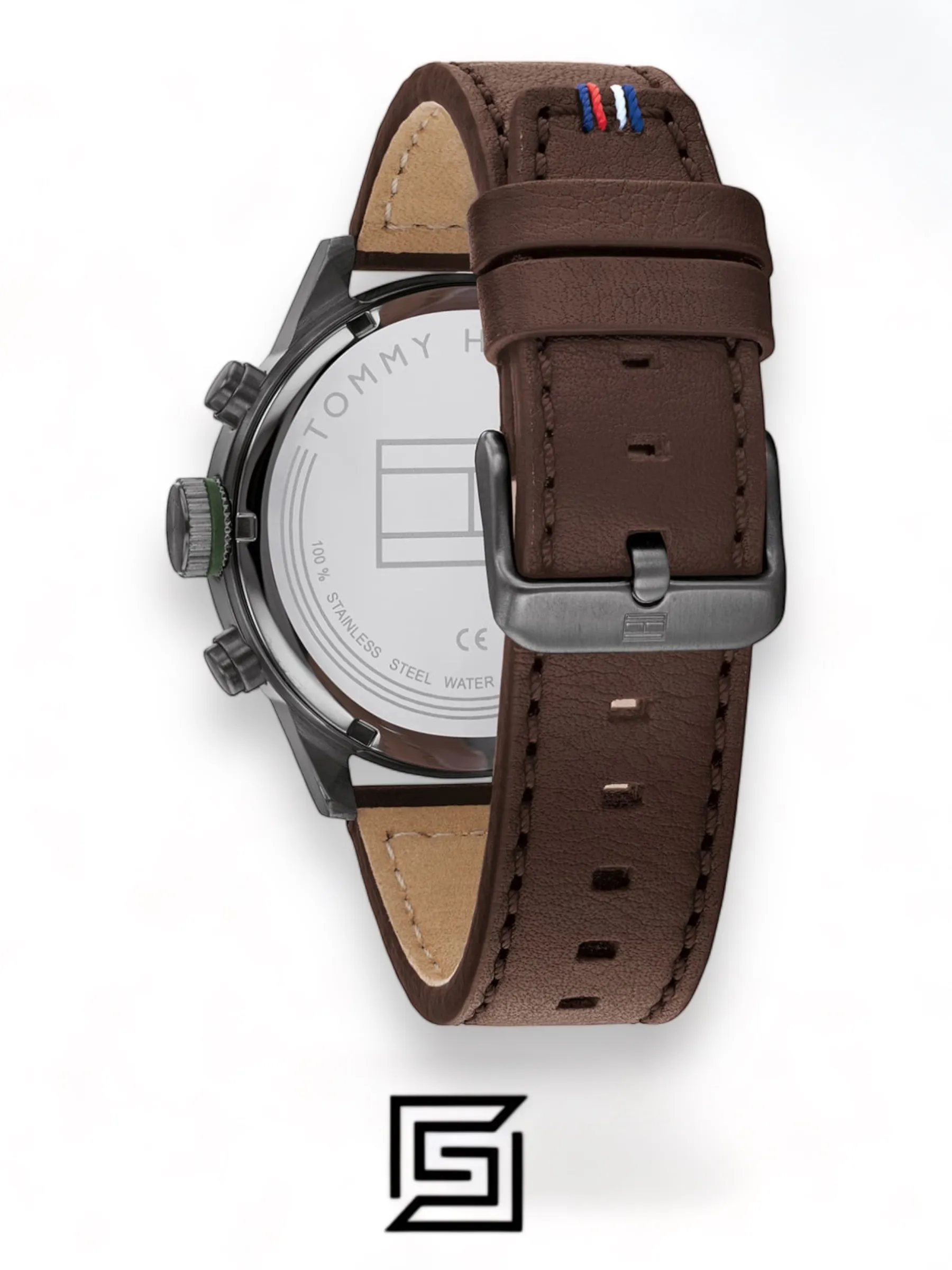 Men,Original Watches Tommy Hilfiger watches Men's Analog Leather Wrist Watch - 1791809 Tommy Hilfiger