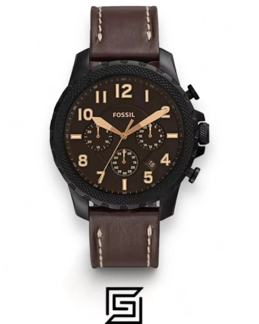 Men,Original Watches Fossil original-watches Bowman Chronograph Brown Leather Watch - FS5601 Fossil