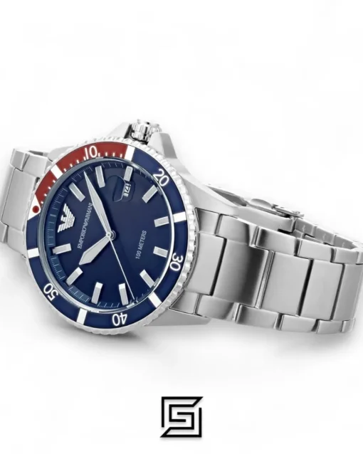 Men,Original Watches Armani original-watches Watch AR11339, Silver, Silver, One Size, bracelet Emporio Armani