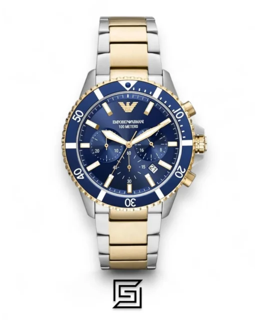 Men,Original Watches Armani original-watches Men's Wrist Watches,AR11362,Analog,2T SILVER/GOLD,Stainless Steel,Quartz,Round,manual. Emporio Armani