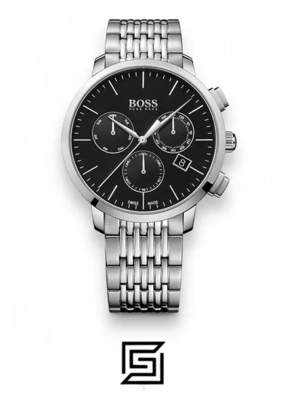 Men,Original Watches Hugo Boss original-watches Chronograph Men's Black Dial Stainless Steel Band Watch - 1513267 Boss