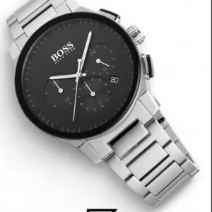Men,Original Watches Hugo Boss watches Chronograph Quartz Watch for Men with Silver Stainless Steel Bracelet - 1513762 Boss