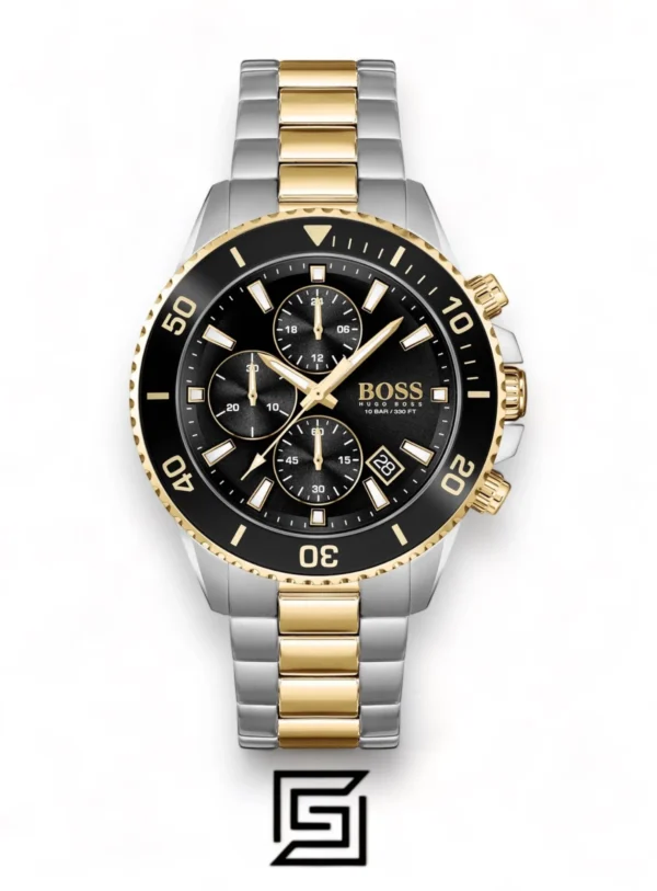 Men,Watches,Men,Original Watches Hugo Boss watches Men's Admiral Black Dial Watch - 1513908 Boss