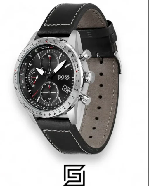 Men,Watches,Men,Original Watches Hugo Boss original-watches Men's Stainless Steel Quartz Watch with Leather Strap - 1513853 Boss