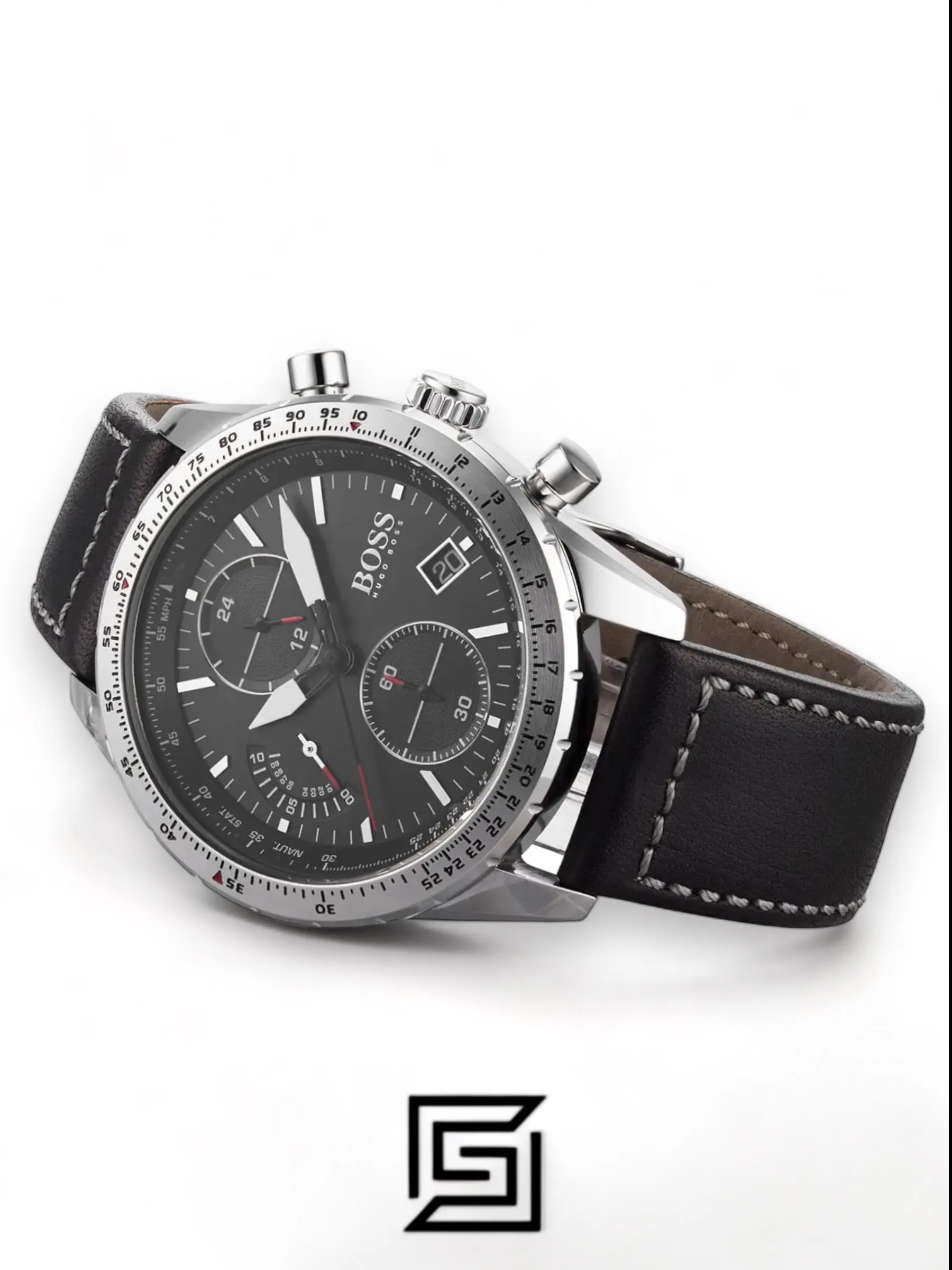 Men,Watches,Men,Original Watches Hugo Boss original-watches Men's Stainless Steel Quartz Watch with Leather Strap - 1513853 Boss