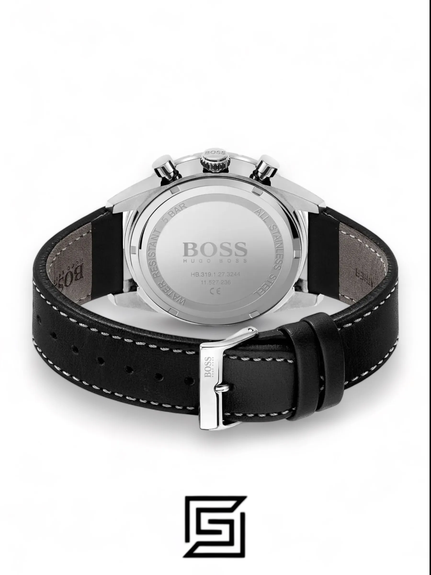 Men,Watches,Men,Original Watches Hugo Boss original-watches Men's Stainless Steel Quartz Watch with Leather Strap - 1513853 Boss