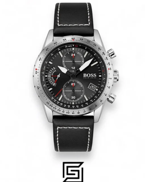 Men,Watches,Men,Original Watches Hugo Boss original-watches Men's Stainless Steel Quartz Watch with Leather Strap - 1513853 Boss