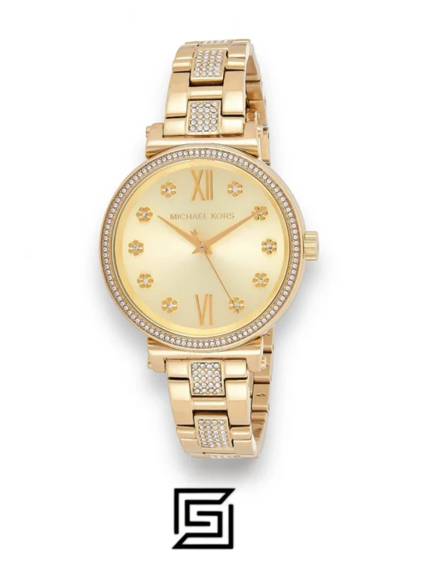 Original Watches,Women Michael Kors watches Sofie Gold Analog Quartz Women's Watch - MK3881 Michael Kors
