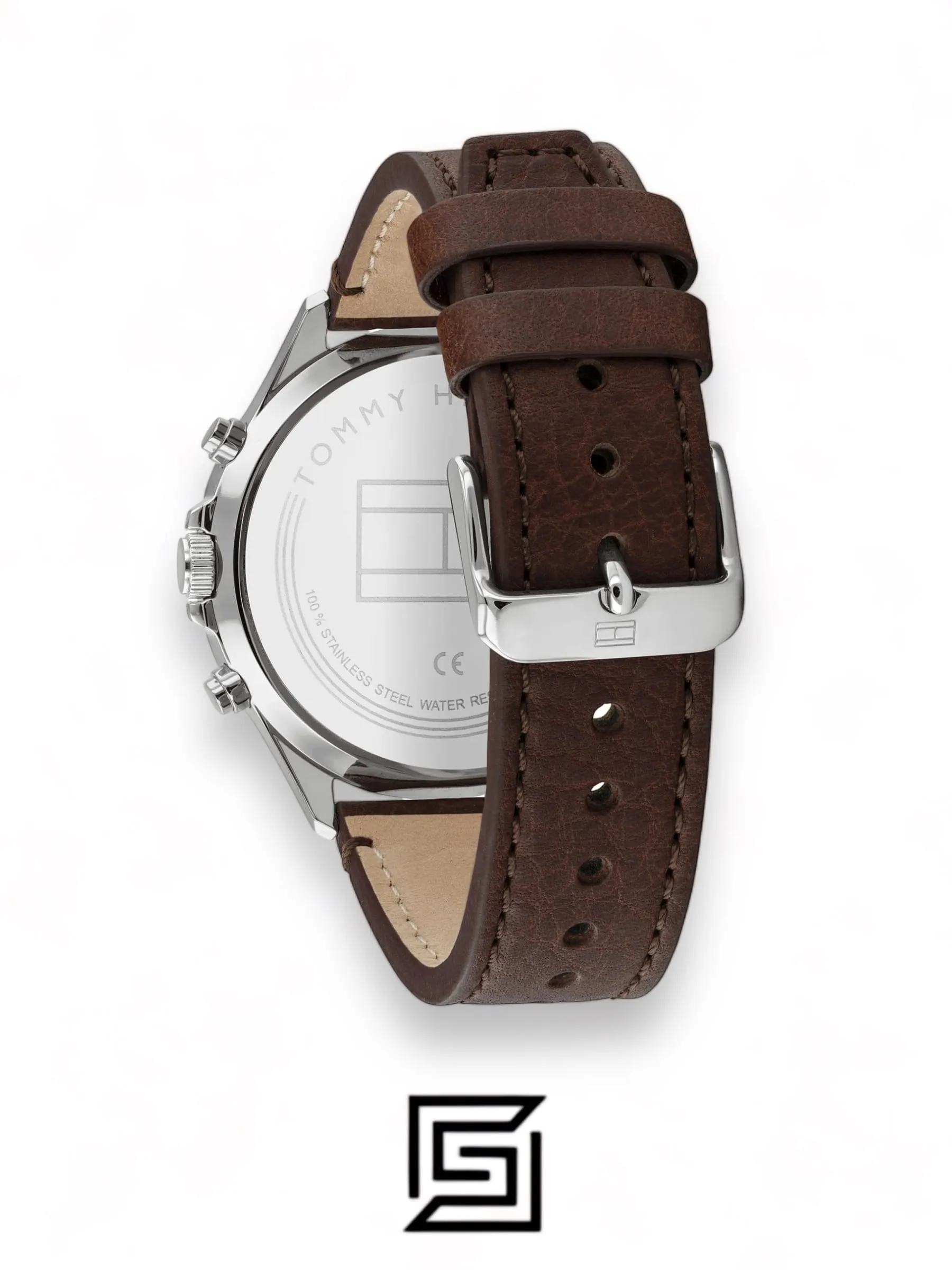 Men,Original Watches Tommy Hilfiger watches Men's Leather Strap Analog Wrist Watch 1791712 Tommy Hilfiger