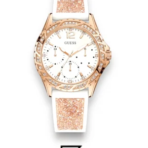 Original Watches,Women Guess watches Women's White Dial Stainless Steel Band Watch - W1096L2 Guess