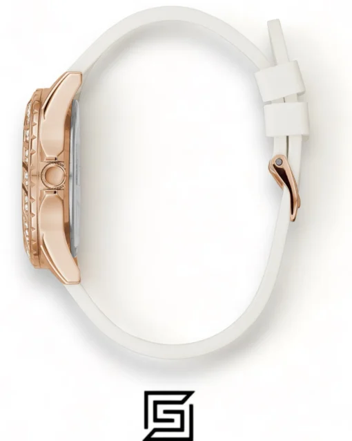 Original Watches,Women Guess watches Women's White Dial Stainless Steel Band Watch - W1096L2 Guess