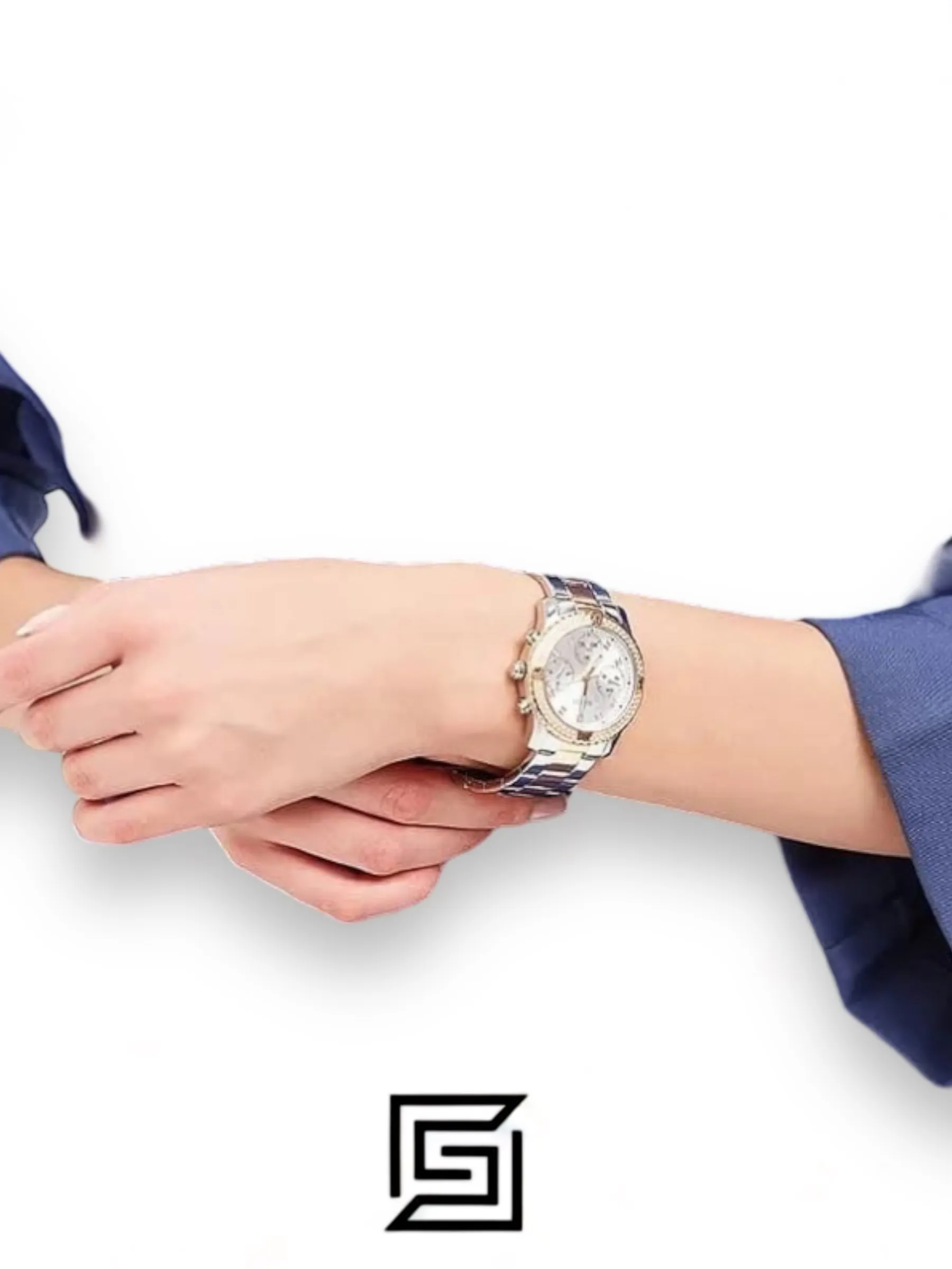 Original Watches,Women Guess original-watches Dressy Quartz Movement Silver Dial Ladies Watch - W0851L3 Guess