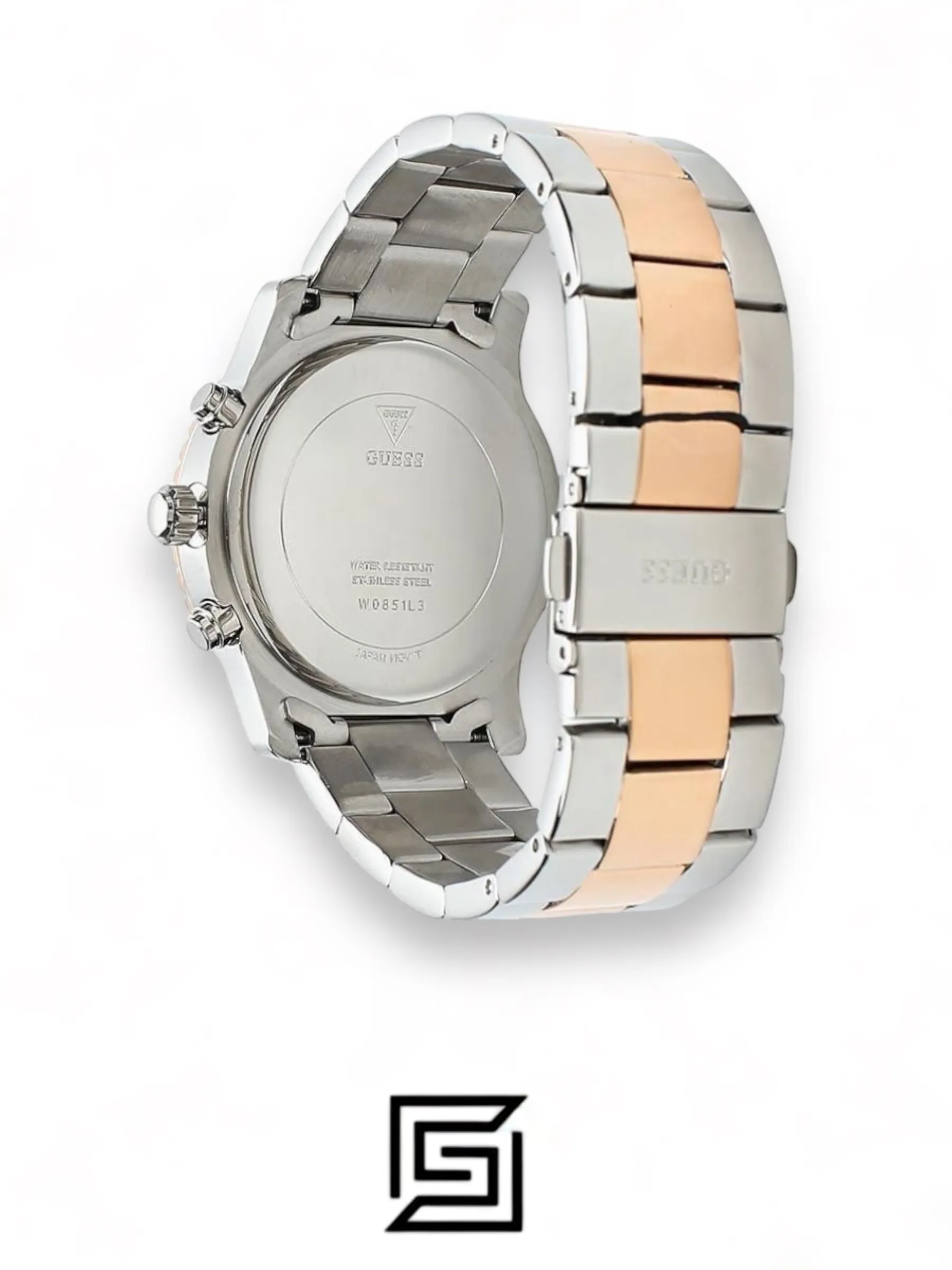 Original Watches,Women Guess original-watches Dressy Quartz Movement Silver Dial Ladies Watch - W0851L3 Guess