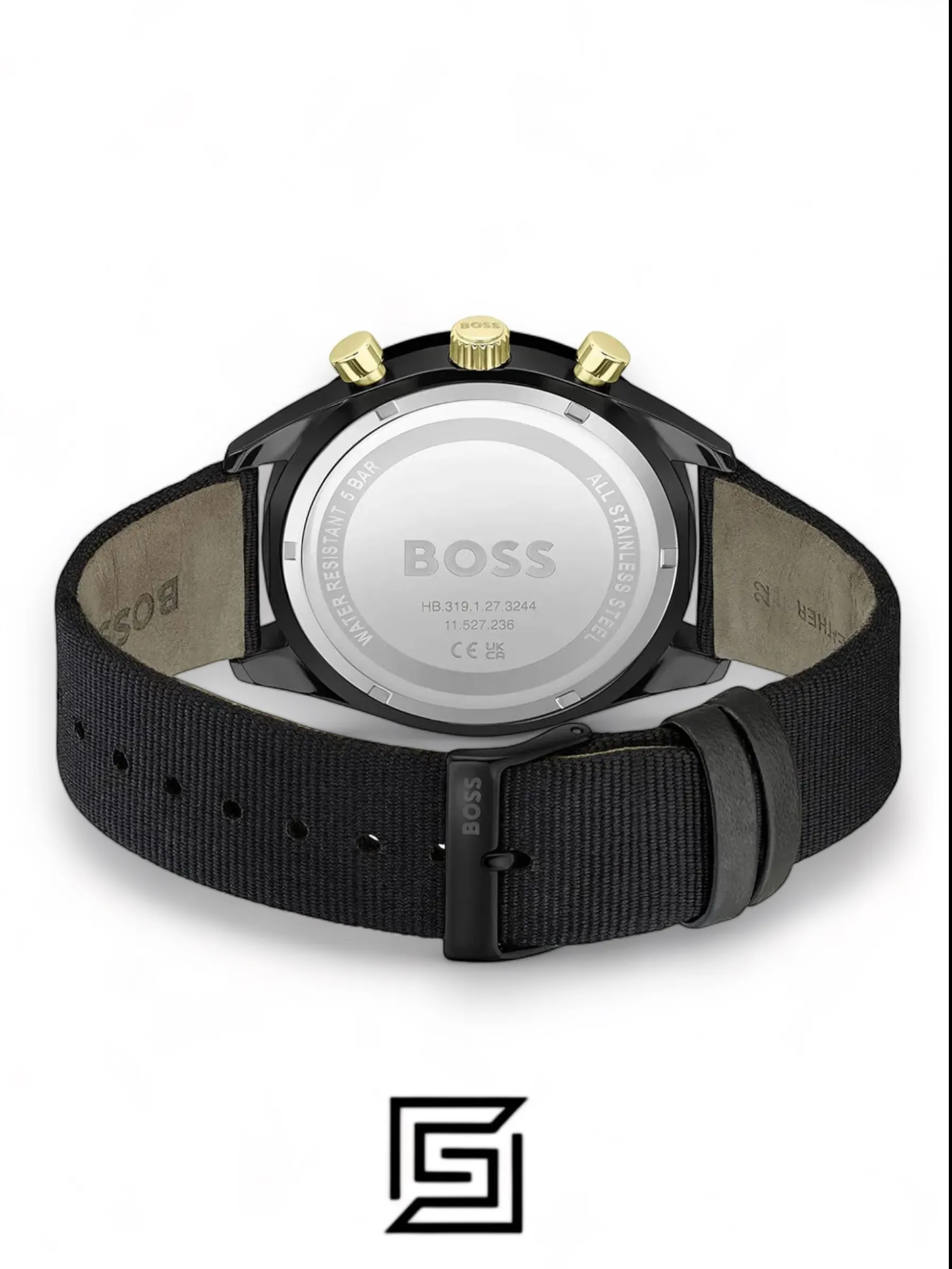 Men,Original Watches Hugo Boss watches Men's Analog Quartz Watch with Fabric Strap -1513935 Boss