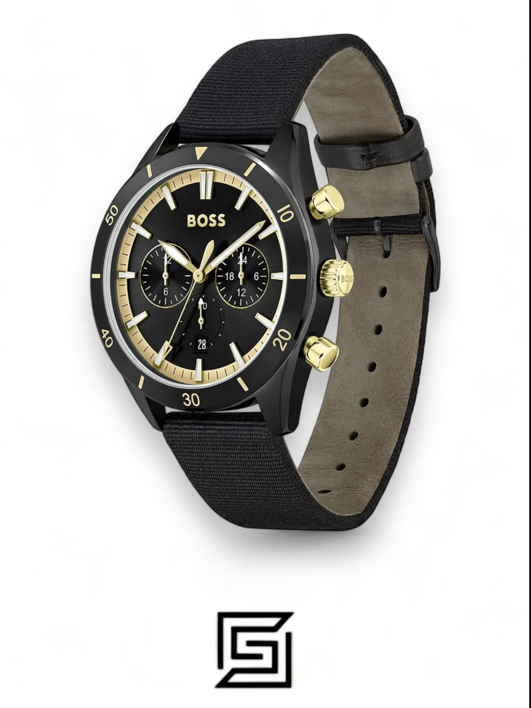 Men,Original Watches Hugo Boss watches Men's Analog Quartz Watch with Fabric Strap -1513935 Boss