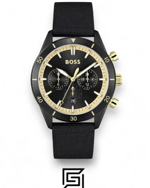 Men,Original Watches Hugo Boss watches Men's Analog Quartz Watch with Fabric Strap -1513935 Boss