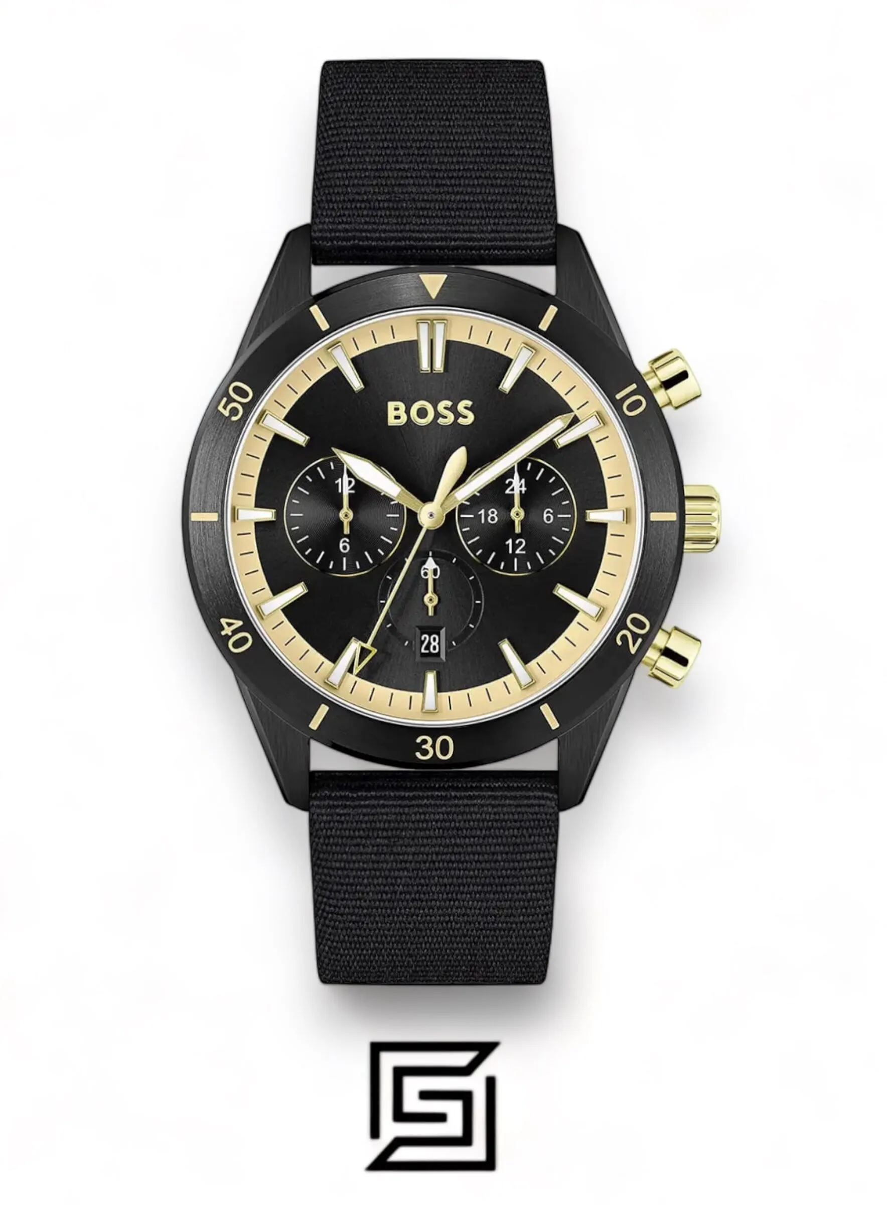 Men,Original Watches Hugo Boss watches Men's Analog Quartz Watch with Fabric Strap -1513935 Boss