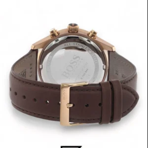 Men,Original Watches Hugo Boss original-watches Mens Chronograph Quartz Watch with Leather Strap - 1513605 Boss