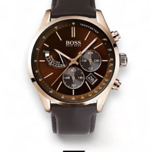 Men,Original Watches Hugo Boss original-watches Mens Chronograph Quartz Watch with Leather Strap - 1513605 Boss