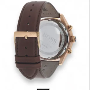 Men,Original Watches Hugo Boss original-watches Mens Chronograph Quartz Watch with Leather Strap - 1513605 Boss