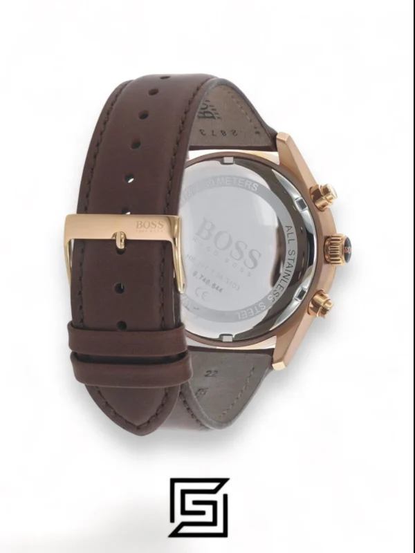 Men,Original Watches Hugo Boss original-watches Mens Chronograph Quartz Watch with Leather Strap - 1513605 Boss