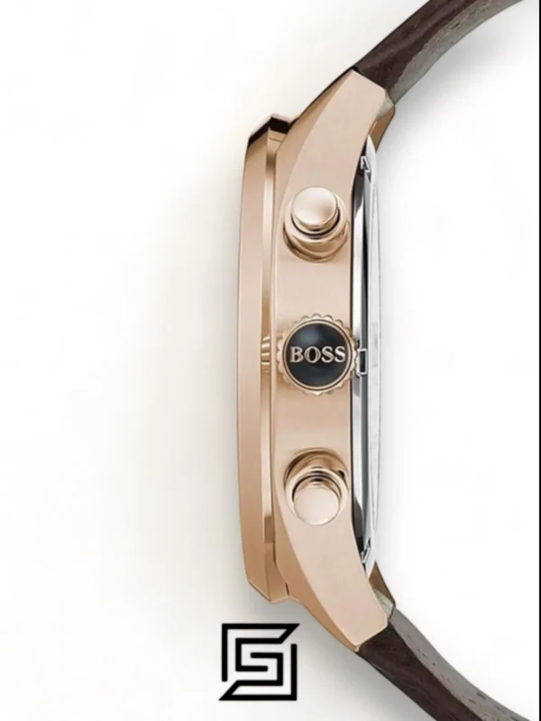 Men,Original Watches Hugo Boss original-watches Mens Chronograph Quartz Watch with Leather Strap - 1513605 Boss