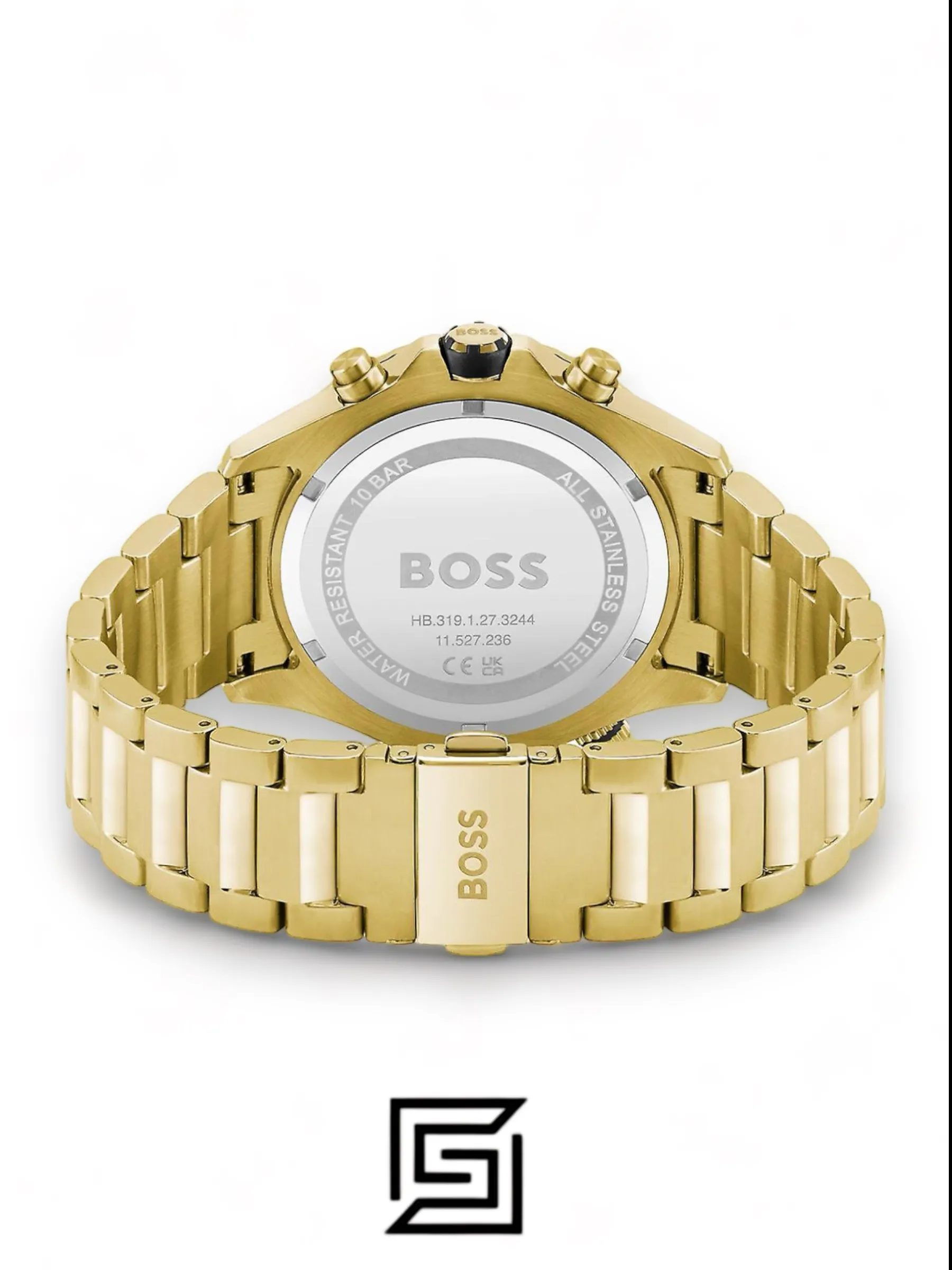 Men,Original Watches Hugo Boss watches Chronograph Quartz with Gold Coloured Stainless Steel - 1513932 Boss