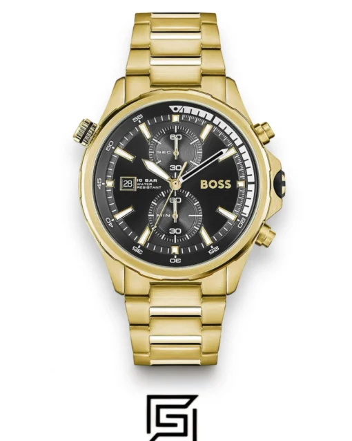 Men,Original Watches Hugo Boss watches Chronograph Quartz with Gold Coloured Stainless Steel - 1513932 Boss