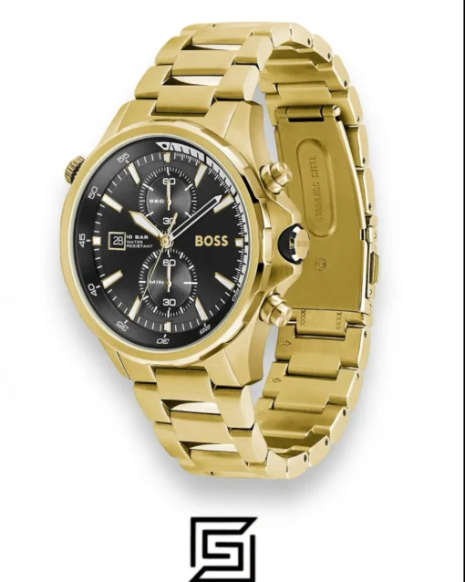 Men,Original Watches Hugo Boss watches Chronograph Quartz with Gold Coloured Stainless Steel - 1513932 Boss
