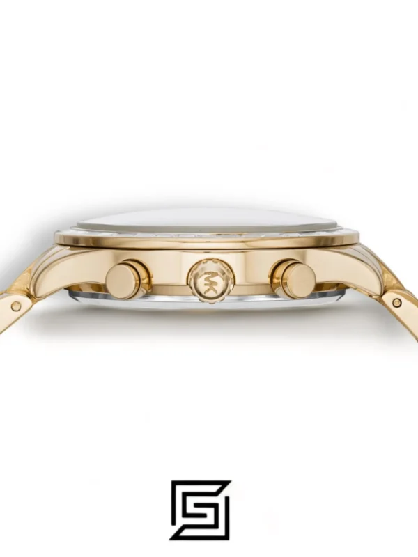 Watches,Women,Original Watches,Women Michael Kors watches Brinkley Women's Gold Dial Stainless Steel Band Chronograph Watch - MK6187 Michael Kors