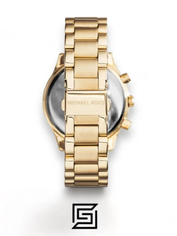Watches,Women,Original Watches,Women Michael Kors watches Brinkley Women's Gold Dial Stainless Steel Band Chronograph Watch - MK6187 Michael Kors