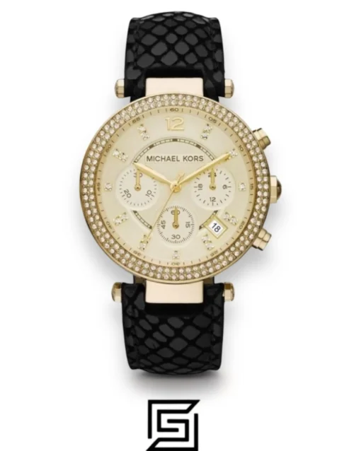 Original Watches,Women Michael Kors watches Parker Women's Beige Dial Leather Band Watch - MK2316 Michael Kors