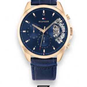 Men,Original Watches Tommy Hilfiger original-watches Tommy Men's Analog Quartz Watch with Leather Strap 1710451 Tommy Hilfiger