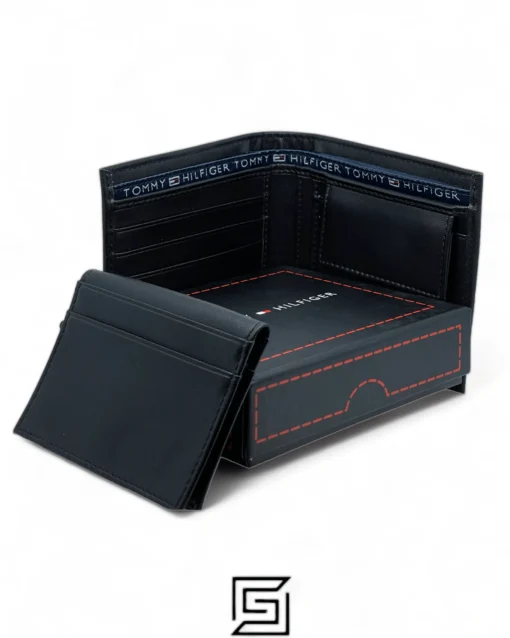 Leather,Wallets,Men leather Tommy WALLET 31TL22X046 BLACK Tommy Hilfiger