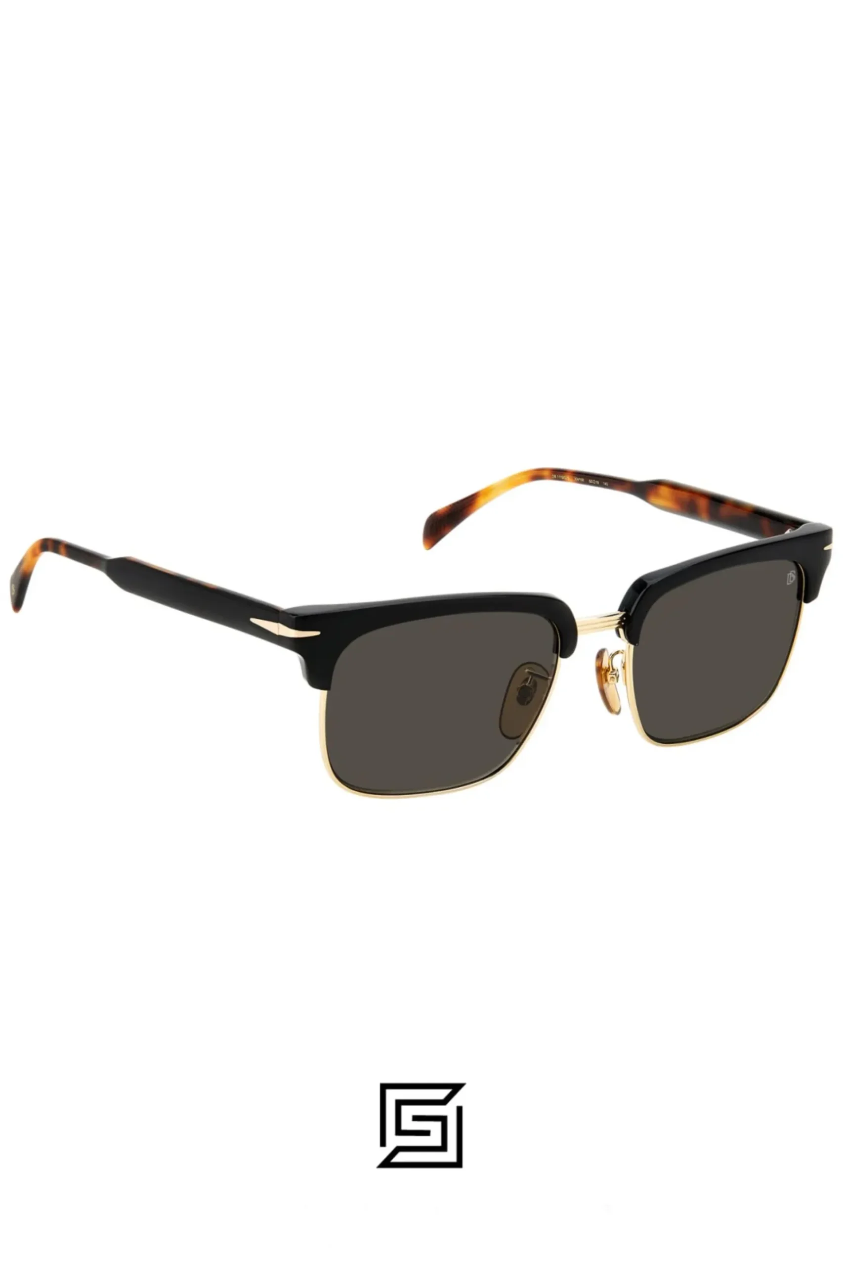 Men,Sunglasses sunglasses David beckham DB 1119/G/S - Black Havana Gold - Grey David Beckham
