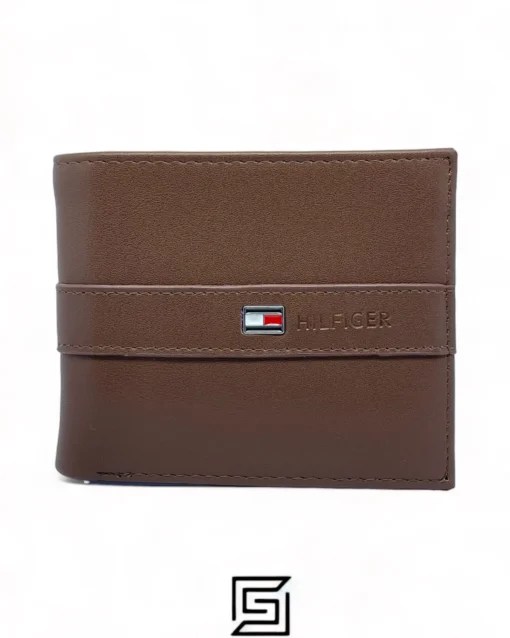 Leather,Wallets,Men leather TOMMY SINGLE WALLET W FLAT/BROWN Tommy Hilfiger
