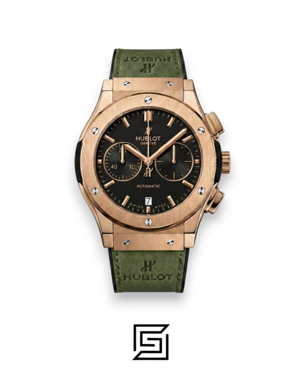 Hublot Classic Fusion Rose Gold Green Strap