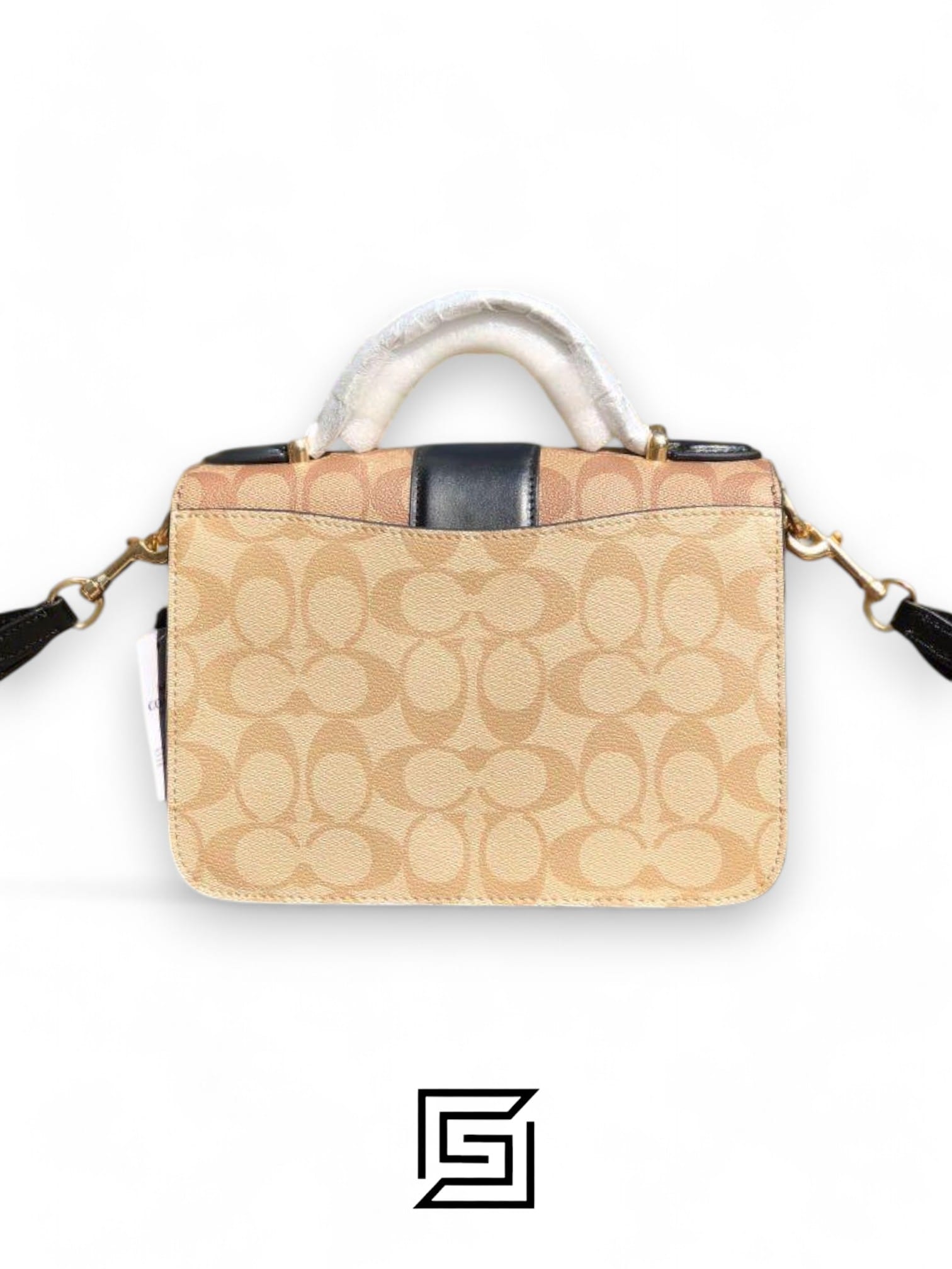 Coach leather oach snake skin Small Georgie 6192 Top Handle In