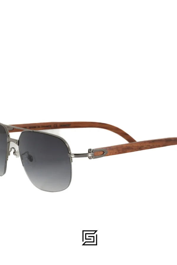 Men,Sunglasses Cartier sunglasses T8200767/OXIDE X GREY Cartier