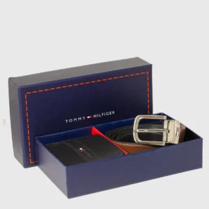 Belts,Leather,Men,Wallets,Men leather TOMMY SET BELTS AND WALLET Tommy Hilfiger