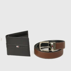Belts,Leather,Men,Wallets,Men leather TOMMY SET BELTS AND WALLET Tommy Hilfiger
