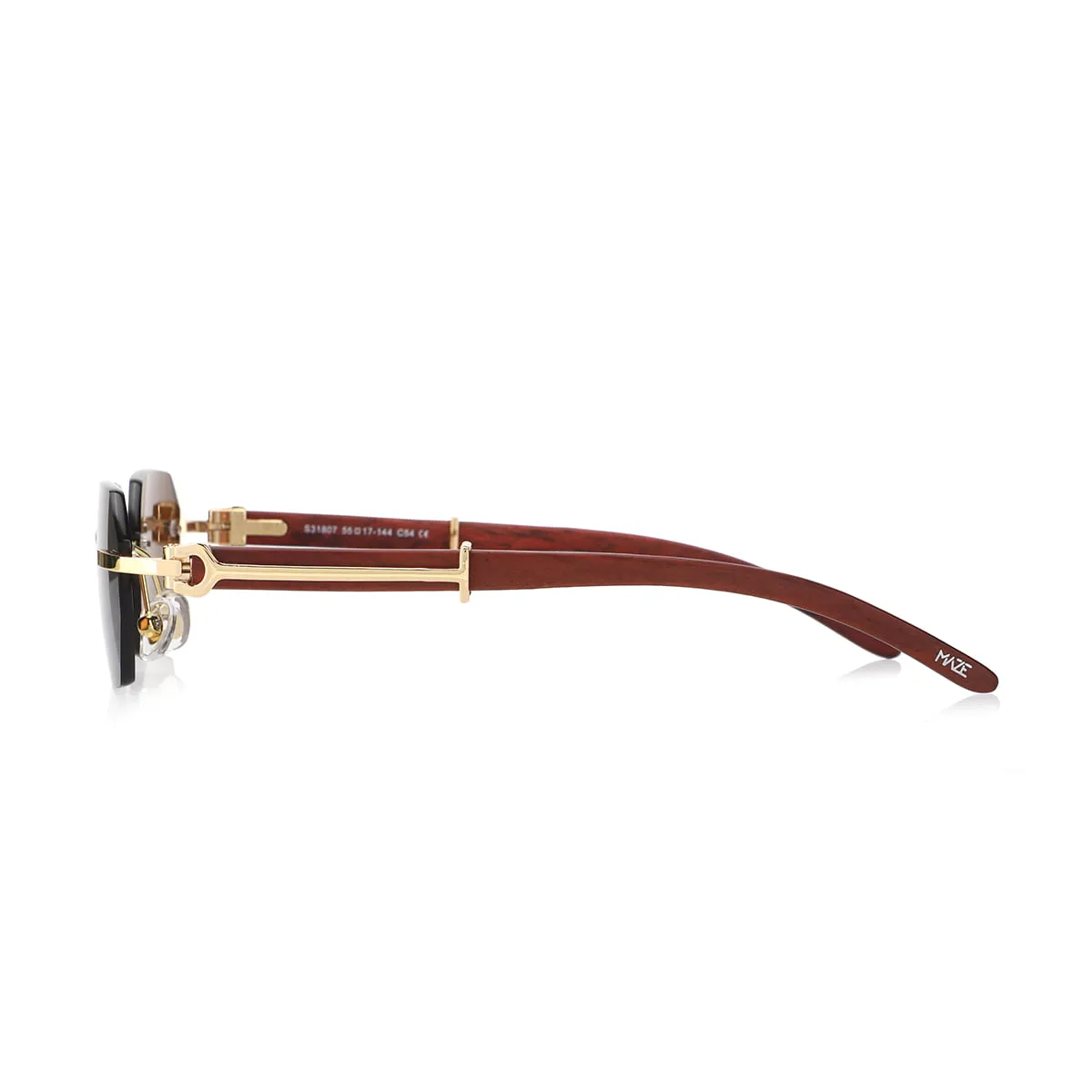 Men,Sunglasses Cartier sunglasses S31807 C54/GOLD X BROWN Cartier