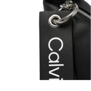Bags,Leather,Women bags Calvin Klein Jeans K60K610552 logo-tag cross body bag black Calvin Klein