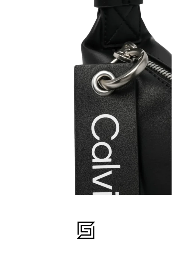 Bags,Leather,Women bags Calvin Klein Jeans K60K610552 logo-tag cross body bag black Calvin Klein