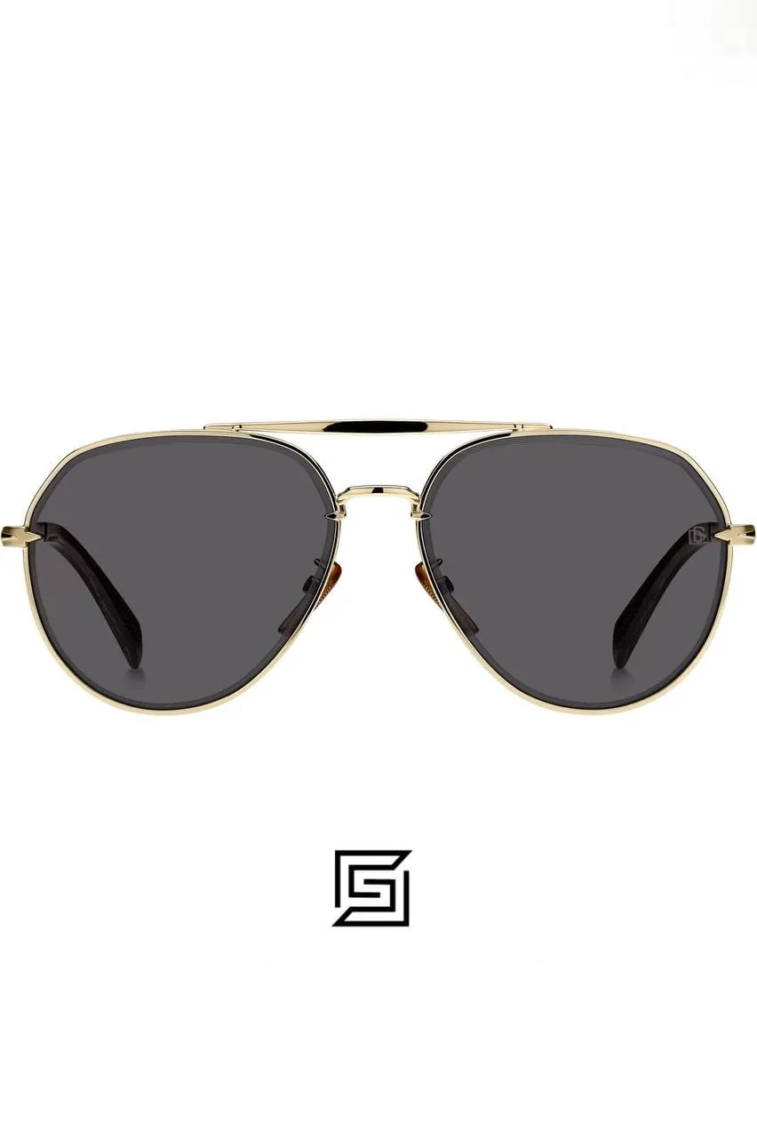 Men,Sunglasses David Beckham sunglasses DB 1090/G/S - Gold Black - Grey David Beckham