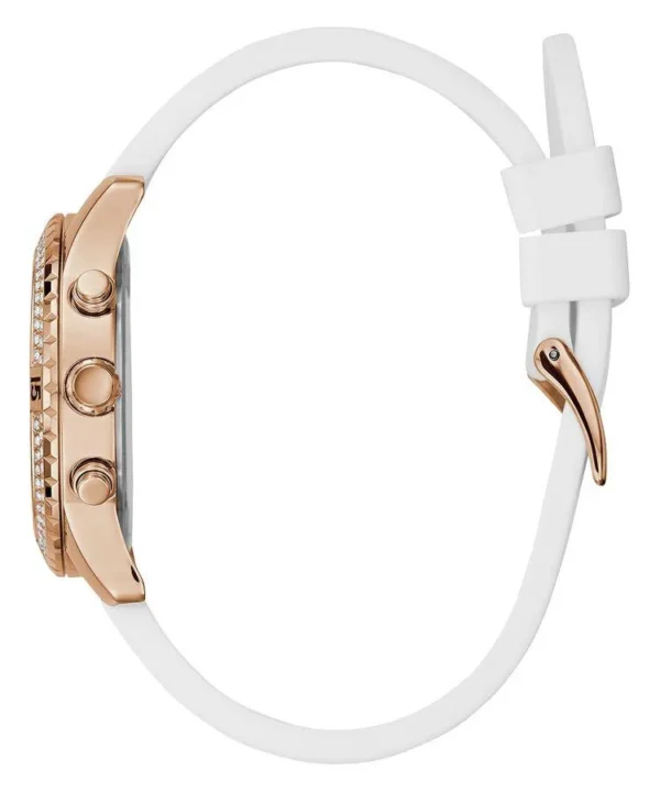 Original Watches,Women Guess original-watches confetti-rose-gold-dial-silicone-strap-ladies-watch-w1098l5 Guess