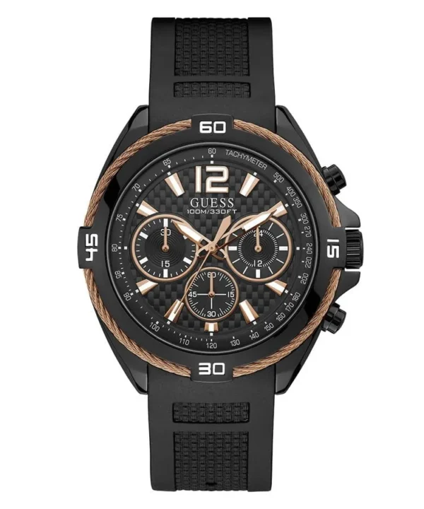 Men,Original Watches Guess original-watches surge-black-dial-mens-chronograph-watch W1168G3 Guess